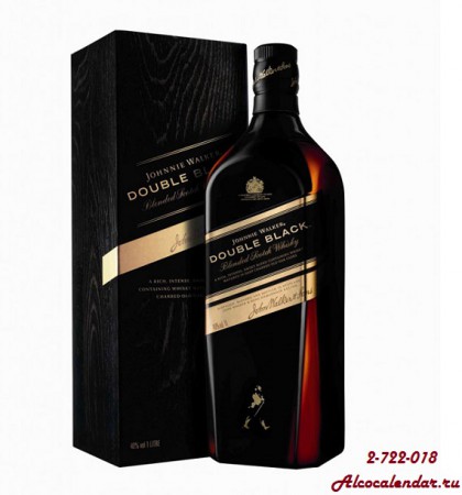 Johnnie Walker Double Black 40% (Шотландия). Знаменитый Дымный аромат. 1000мл. - 2800р.