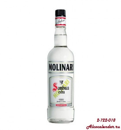 Sambuca Molinari Extra 40% 1000мл. - 1000р.