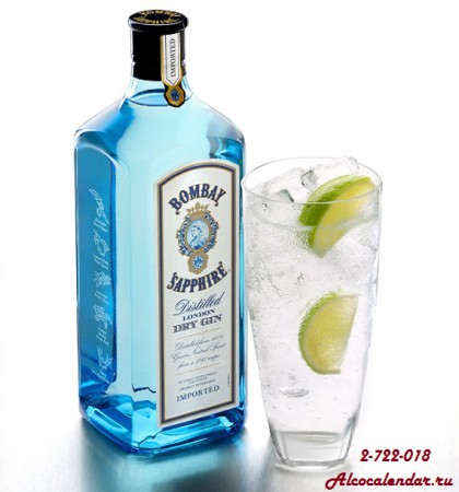 Bombay Sapphire (Англия) 47%. 1000мл. - 1700р.